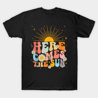 Here Comes The Sun Summer Vacation Beach Family Matching T-Shirt